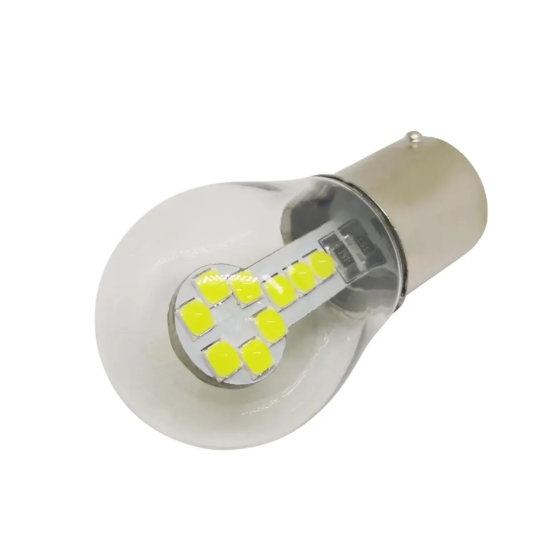LED 자동 주차 램프 역방향 백업 조명 DRL 화이트 앰버 다시 사용자 정의 1156 Ba15s w5w LED 자동차 전구 12V 24V 유리 3030