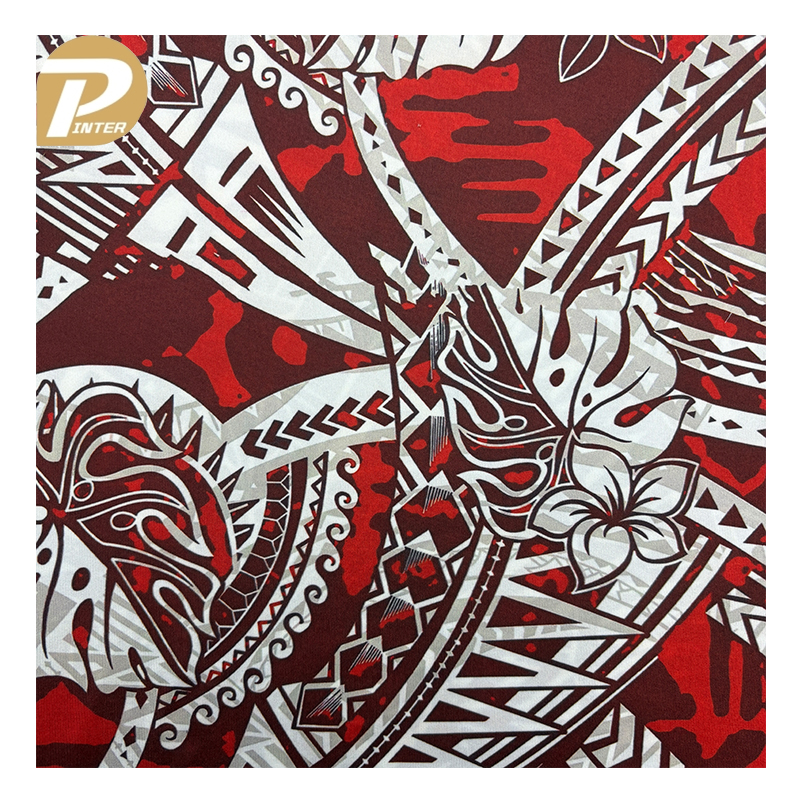 2025 Samoan Hawaii New Designs Pure 100% Rayon Woven Polynesian Poplin Fabric for Skirts & Sleepwear Boys & Girls