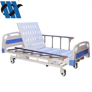 YC-T3611L(I) sıcak satış hastane ekipmanları 3-krank manuel tıbbi hastane yatağı klinik için
