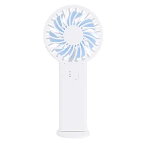 Sıcak satış taşınabilir pil-powered el mini fan ile özel logo şarj edilebilir USB yaz seyahat açık fan teur teur