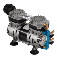 Compresseur d'aération pour étang HCEM, piston, alimenté en courant alternatif 220V, portable, haute qualité, sans huile, faible bruit, moteur à air, pompe d'aération pour pisciculture