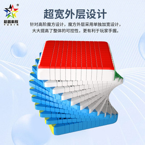 Cubo de Rubik Yuxin Huanglong 12x12, cubo mágico de alta gama con textura suave para adolescentes de 7 a 14 años, juguete unisex - Product Image 4