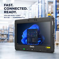 Getac K120 12,5 \ "FHD Pantalla táctil Nuevo 2 en 1 Ordenador portátil resistente Intel Core 512 4G LTE 16GB RAM GB SSD Windows 11 Pro Stock