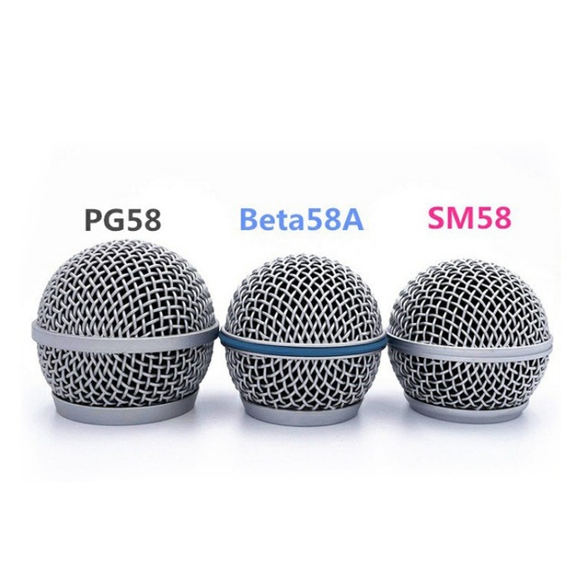 Durable Mic Grill Head Metal Mesh Cover Compatible with Shure Wireless Microphones Stage Performance Repair Spare Parts