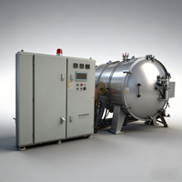 Four à induction Nuotian personnalisé en acier inoxydable 250 kW pour traitement thermique et frittage en atmosphère d'argon haute température