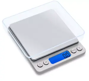 Kitchen Scale 0.1g High Accuracy Coffee Scale with Timer Tare Function  Portable Food Electronic Scale Reusable Battery Powered Pocket Scale with  LED Display for Coffee Baking Cooking 