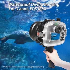Seafrogs Nhà Ở Chống Thấm Nước Trường Hợp Đối Với Canon <span class=keywords><strong>EOS</strong></span> M50 18-55 Mm/22 Mm Máy Ảnh Nhà Ở Chống Thấm Nước Trường Hợp 40 M 130ft Dưới Nước Chụp Ảnh - Product Image 4