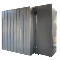 Four de cuisson et de séchage industriel à commande PLC, alimenté au diesel/gaz/GPL, pour revêtement en poudre d'acier et jantes métalliques
