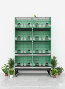 Jaula de Cría de Canarios Apilable al por Mayor, Accesorios para Comederos y Bebederos de Aves, Casa de Vuelo Multicapa para Pájaros - Product Image 2