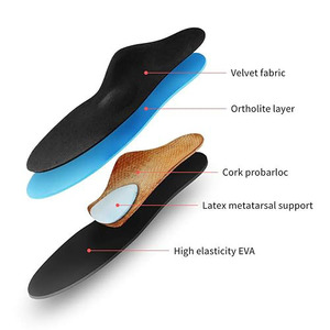 Semelles orthopédiques en mousse à mémoire de forme pour pieds plats, soutien de la voûte plantaire, soulagement de la douleur au talon, fasciite plantaire, sport, loisirs et travail - Product Image 5