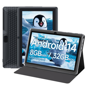 Tablette <span class=keywords><strong>Android</strong></span> 14.0 <span class=keywords><strong>de</strong></span> 7 pouces, processeur quadricœur 2,0 GHz, 8 Go <span class=keywords><strong>de</strong></span> RAM + 32 Go <span class=keywords><strong>de</strong></span> stockage, appareil <span class=keywords><strong>photo</strong></span> 2 MP, Wi-Fi, écran capacitif, tablette professionnelle - Product Image 1