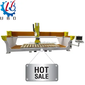 Good supplier 5 axis granite cutting bridge saw machine kitchen bath up countertop marble competitive