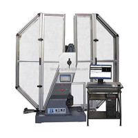 Machine d'essai d'impact à pendule métallique, alimentation triphasée 380V pour essai Charpy des métaux en usine
