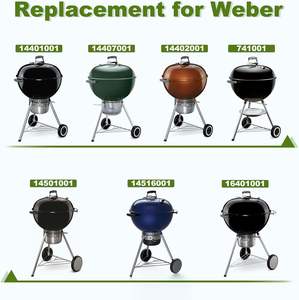 Kit de <span class=keywords><strong>Asador</strong></span> Giratorio Mejorado para Todas las Parrillas de Carbón Weber de <span class=keywords><strong>22</strong></span> Pulgadas, con una Construcción Robusta y Excelente Equilibrio. - Product Image 6