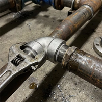 Coude forgé à souder par emboîtement à 45 degrés en acier inoxydable 304 ASME B16.11 pour pipelines et équipements de process