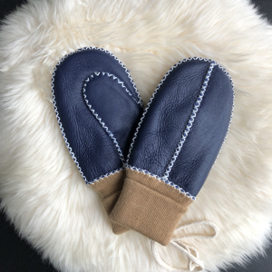 <span class=keywords><strong>Guanti</strong></span> per Bambini in <span class=keywords><strong>Lana</strong></span> e Pelle di Pecora con Logo Personalizzato, Caldi e di Alta Qualità per l'Inverno - Product Image 4