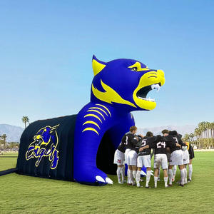 Tunnel de football gonflable Offre Spéciale aérien Tunnel de tournoi gonflable géant Tunnel de <span class=keywords><strong>courage</strong></span> gonflable publicitaire portable - Product Image 1