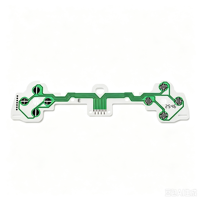 Film conducteur pour manette PS5, câble flexible pour boutons croisés LR V1/V2/V3, vert, pièces de réparation en plastique