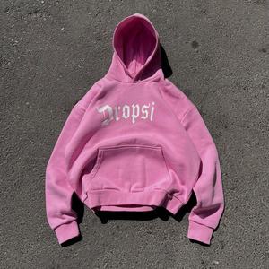 Sudadera Corta con Capucha para Hombre, Tejido Waffle 100% Algodón de 430 g/m², Transpirable, Forro de Punto, con Logotipo Personalizado, Impresión Serigráfica - Product Image 4