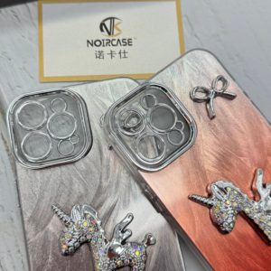 Custodia per telefono Lady Design per Android, con <span class=keywords><strong>unicorno</strong></span> 3D, sottile, in TPU+PC, superficie tattile antiscivolo, creativa e alla moda - Product Image 3