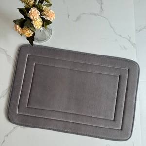 <span class=keywords><strong>Tapis</strong></span> <span class=keywords><strong>de</strong></span> <span class=keywords><strong>bain</strong></span> moderne en molleton <span class=keywords><strong>de</strong></span> corail gaufré à usage domestique absorbant antidérapant pour <span class=keywords><strong>Amazon</strong></span> <span class=keywords><strong>tapis</strong></span> <span class=keywords><strong>de</strong></span> pied en gros à étiqueter en usine - Product Image 2