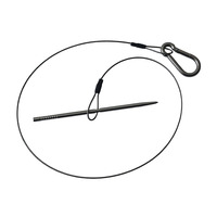 Cuerda para Pescar con Arpón, con Cable de Acero Inoxidable, Línea de PE y Mosquetón, Cuerda para Caza Submarina