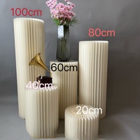 Offres Spéciales mariage fête d'anniversaire fond décoration socle pliant affichage papier support pilier papier colonne romaine Table