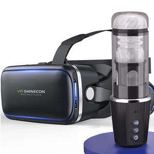 Masturbateur électrique en silicone avec 7 vibrations, 5 modes de succion, 5 rotations, avec lunettes <span class=keywords><strong>VR</strong></span> 3D, ensemble interactif pour adultes, certifié CE - Product Image 1