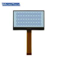 MicroTech petite taille 2.4 pouces COG 30 broches 128*64 points graphique tft lcd module d'affichage ST7565P graphique lcd module écran