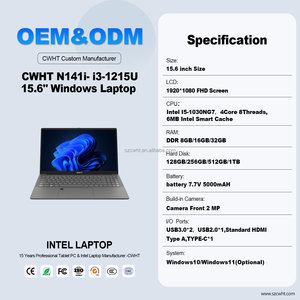 Portátil de 15.6 Pulgadas Ultrafino, Computadoras Portátiles con Core I5 Intel, 256GB/512GB, 1920x1080 IPS, Computadora Económica para Estudiantes - Product Image 3