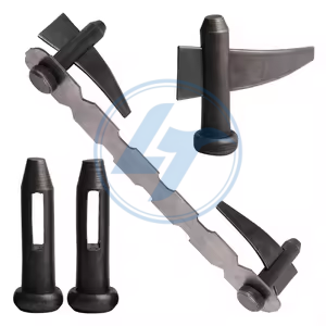 Système de coffrage en aluminium LT Concrete Wall Tie 8" 10" 12" – Tirant de coffrage complet avec tête ronde et cales courbées - Product Image 3