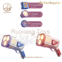 Grande machine à bulles électrique, lance-roquettes à 91 trous, jouet d'été et d'extérieur pour enfants, pistolet à bulles Bazooka pour bébés