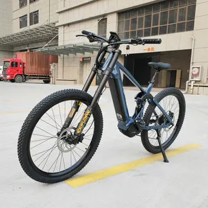 LEP03 HORS ROUTE DOWNHILL <span class=keywords><strong>ENDURO</strong></span> PLEINE SUSPENSION CENTRALE MANIVELLE MID DRIVE ÉLECTRIQUE AM MOUNTAIN BICYCLETTE E-MTB - Product Image 1