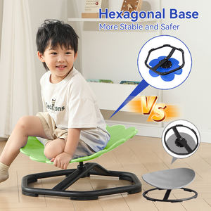Autismo Spinning sensoriale sedia per bambini girevole giostra sedia per la formazione in età prescolare <span class=keywords><strong>giocattolo</strong></span> educativo per la coordinazione del corpo Spin - Product Image 3