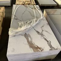 Vente flash - Panneau mural en marbre avec revêtement UV, panneau brillant en PVC, panneau mural décoratif 3D, panneau en marbre moderne pour salle de bain, hôtel