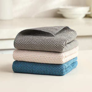 Chiffons de nettoyage en microfibre multi-usages, sans rayures, très absorbants, serviettes réutilisables pour la cuisine, la maison, le bureau - Product Image 5