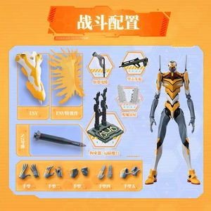 Blokees nouveau siècle Evangelion zéro <span class=keywords><strong>Gundam</strong></span> Remake édition de luxe Original véritable Version chinoise assembler des modèles bloc de construction - Product Image 6