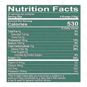 Nhãn hiệu riêng thực vật hữu cơ dựa trên <span class=keywords><strong>protein</strong></span> Vegan <span class=keywords><strong>Protein</strong></span> Bữa ăn thay thế bột <span class=keywords><strong>protein</strong></span> - Product Image 2