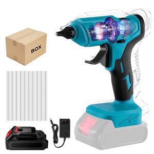 <span class=keywords><strong>Pistolet</strong></span> à <span class=keywords><strong>colle</strong></span> <span class=keywords><strong>chaude</strong></span> sans fil à batterie lithium rechargeable avec réglage automatique <span class=keywords><strong>de</strong></span> la température pour les arts et l'artisanat, le bricolage et les réparations - Product Image 1