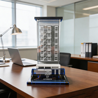 Trofeo de Cristal Personalizado Neelpure AW100114 con Grabado Láser para Premios Corporativos