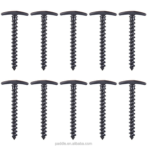 Ancres à vis en plastique <span class=keywords><strong>pour</strong></span> piquets de tente, de randonnée et de camping, clous de sol coupe-vent amovibles, accessoires <span class=keywords><strong>d</strong></span>'extérieur - Product Image 4