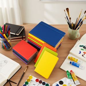 Cuaderno de Cuero PU con Regla y Páginas Rayadas, Tapa Dura, para Oficina, Estudiantes, Ejercicios, Diario, Material Escolar, A5/A6, Venta al Por Mayor - Product Image 3
