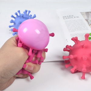 New Arrival TPR Novelty Simulation Premium Virus Flour Stress Ball Stress Stretch Relief Decompression Toys for Kids Boy Girl - Product Image 2