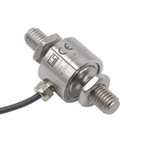 Sensor de Fuerza con Celda de Carga HBM, Precisión del 0.02%, Alimentación de 220V, -20~60°C, Pesaje Industrial, U9C/1/2/5/10/20/50KN, Salida Analógica