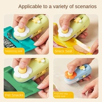 Machine de scellage thermique miniature personnalisée avec logo, scelleuse de sacs en plastique portative, alimentée par USB, pour la conservation des aliments et des collations