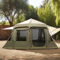 Prix personnalisé d'usine 5-10 personnes énorme tente de camping gonflable à air spatial