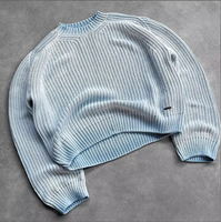 Pull d'hiver unisexe personnalisé, vierge, style vintage, pour homme, anti-plis, anti-rétrécissement, en laine/cachemire, coupe ample