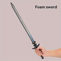 Épée et bouclier de jeu de rôle pour enfants en mousse PU légère et sûre, vente en gros d'usine, 23,6 pouces