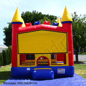 Château gonflable commercial d'extérieur, capacité 200 kg, 6 personnes, matériau PVC, garantie 2 ans - Product Image 1