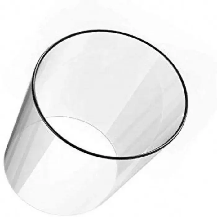 La taille du matériau en verre borosilicate peut être personnalisée tube en verre borosilicate résistant à la chaleur soufflant un tube en verre transparent
